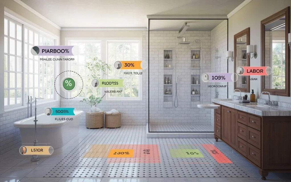 Master bathroom remodel cost