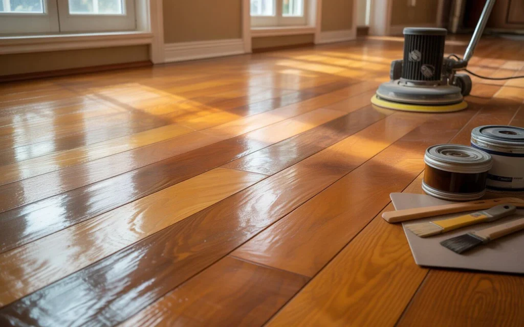 Refinishing timber floors​