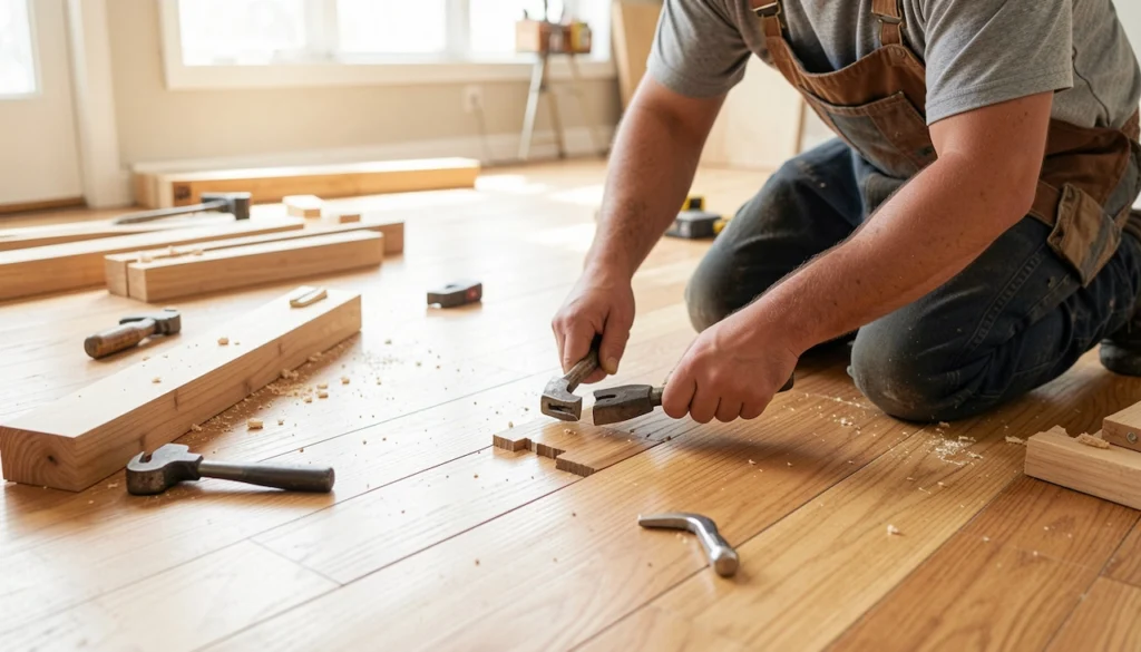 How to fix squeaky floors