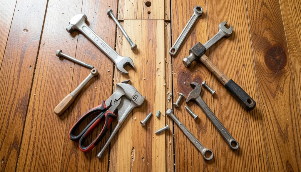 How to fix squeaky floors